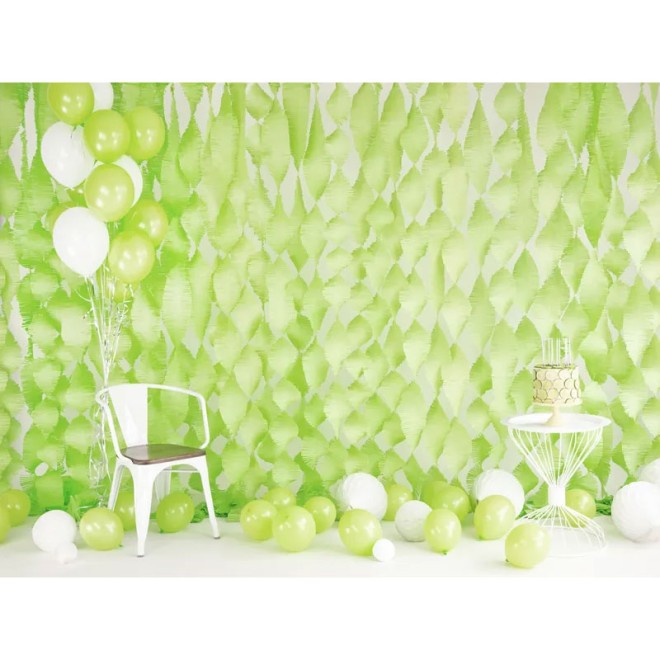 10 Luftballons - Ø 27cm - Pastell Lime Green