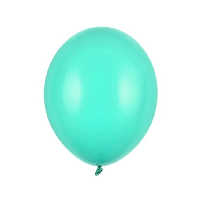 50 Luftballons - Ø 27cm - Pastell Mint Green