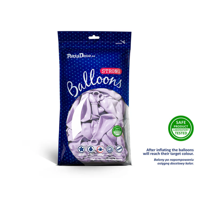 100 Miniballons - Ø 12cm - Pastel Heidekraut