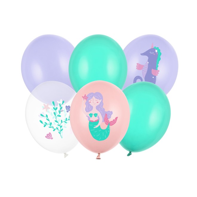 6 Motivballons - Ø 30cm - Sea World