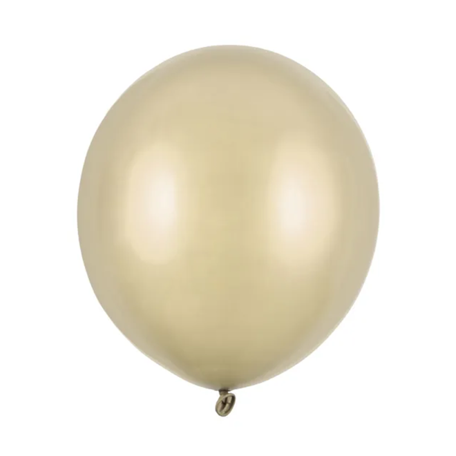 25 Ballons - Ø 43 cm - Metallic Cold Gold