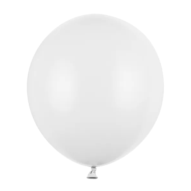 25 Luftballons - Ø 43cm - Pastel Pure White