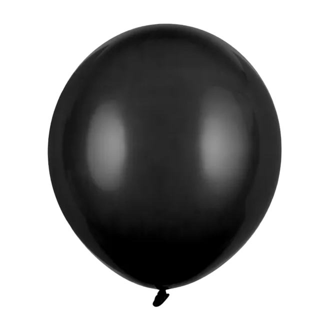 25 Luftballons - Ø 43cm - Pastel Black