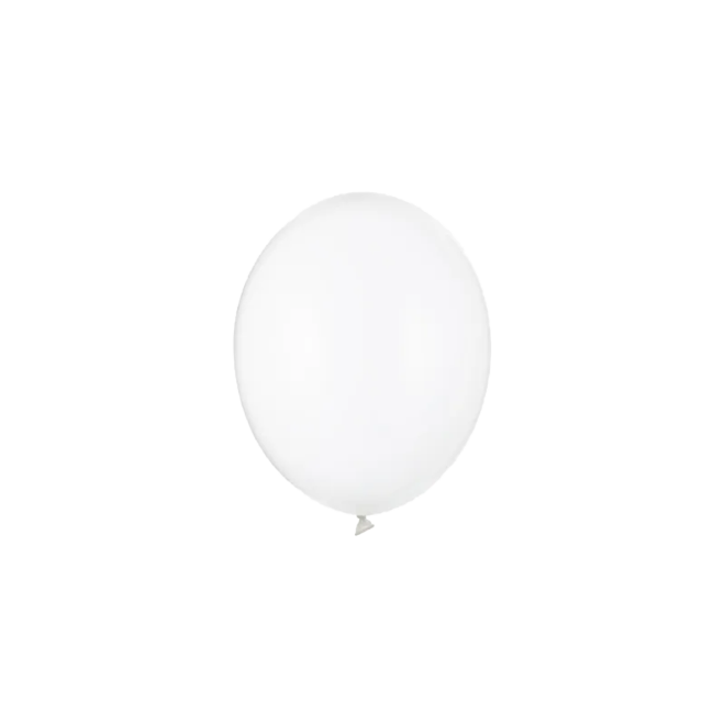 100 Miniballons - Ø 12cm - Transparent