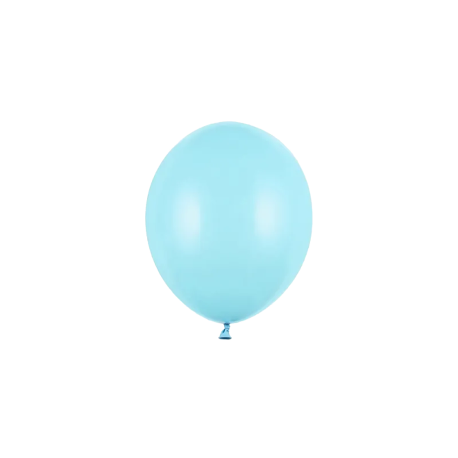 100 Miniballons - Ø 12cm - Pastell - Hellblau