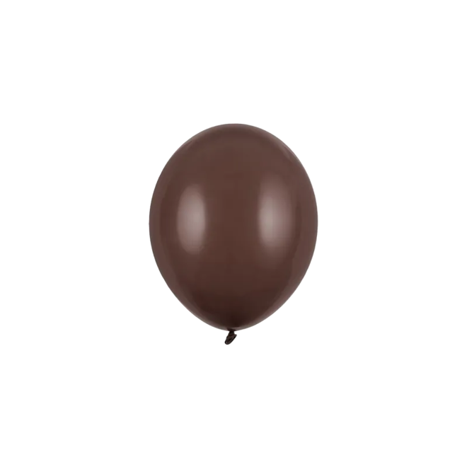 100 Miniballons - Ø 12cm - Braun