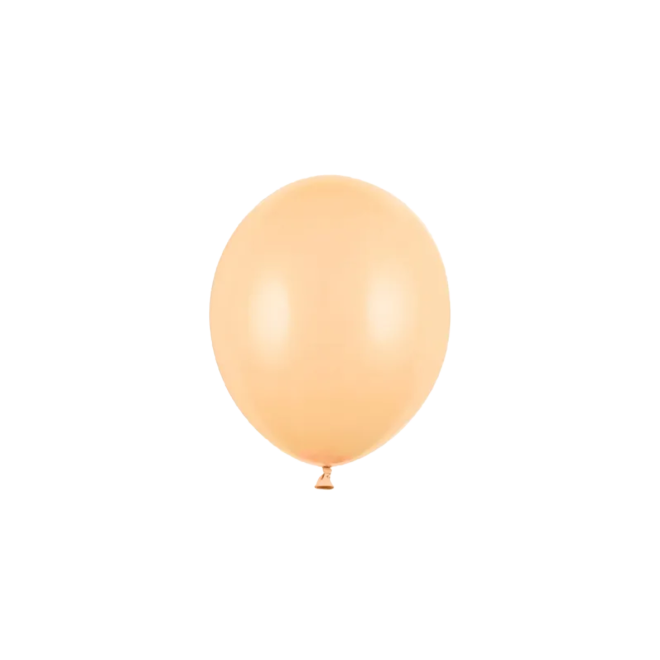 100 Miniballons - Ø 12cm - Pastell - Pfirsich