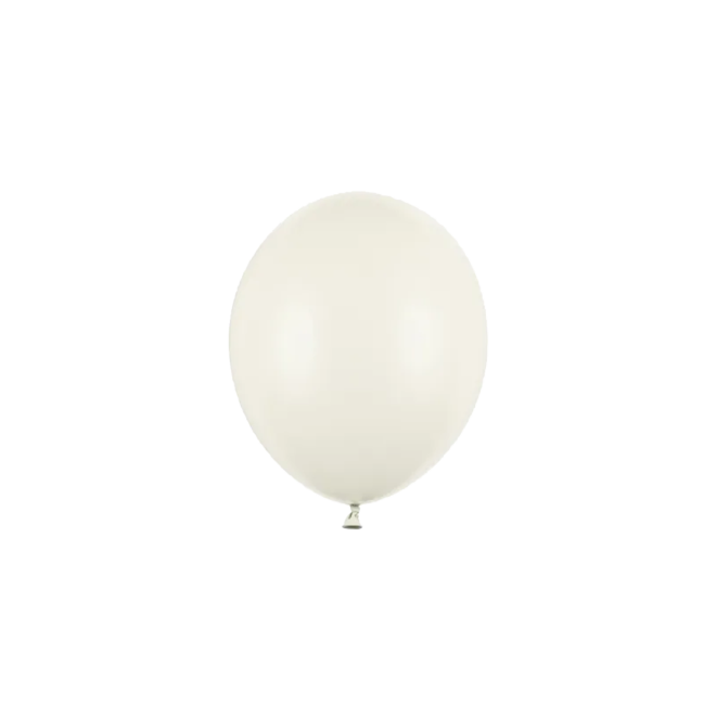 100 Miniballons - Ø 12cm - Creme