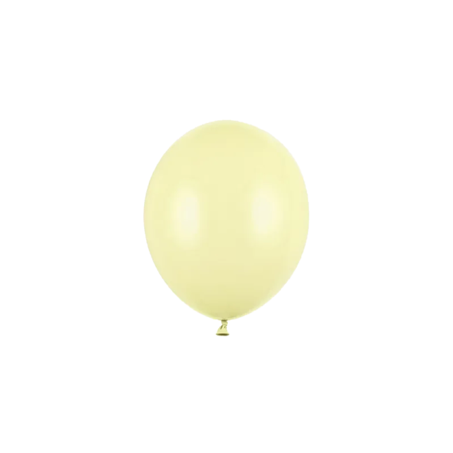 100 Miniballons - Ø 12cm - Pastell - Gelb