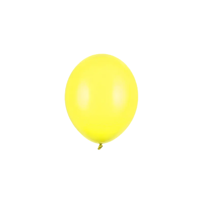 100 Miniballons - Ø 12cm - Gelb