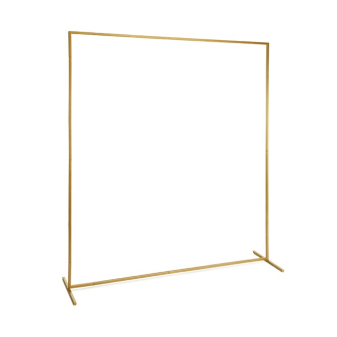 1 Ballongestell - Gold - 200x200 cm