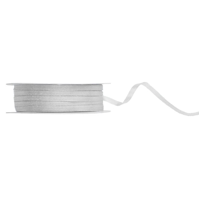 1 Ballonband - Satin - 3mm - Silber