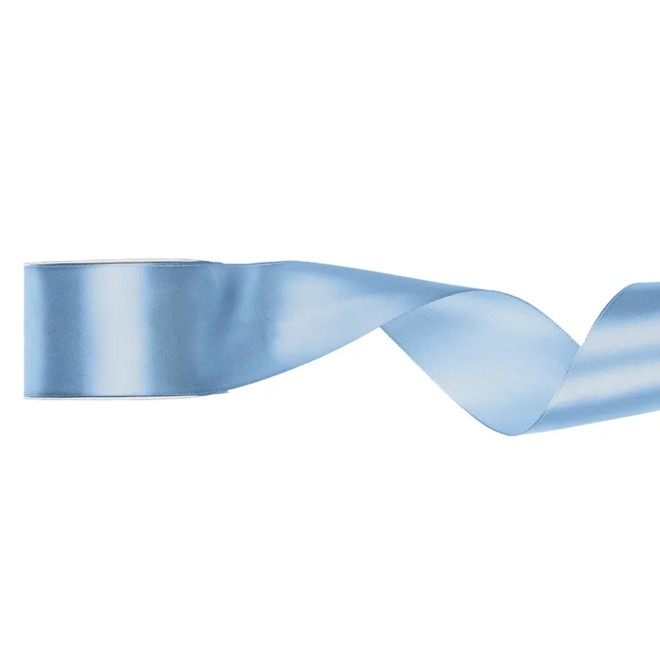 1 Ballonband - Satin - Blau - 50mm