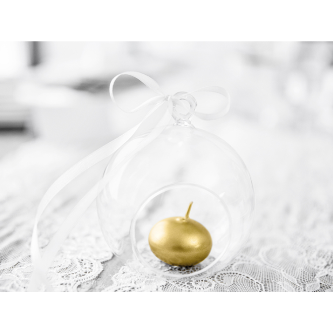 1 Ballonband - Satin - 6mm - Weiß