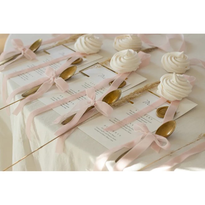 1 Ballonband - Velour - Hellrosa - 15mm