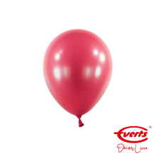 100 Miniballons - DECOR - Ø 13cm - Pearl & Metallic - Burgundy