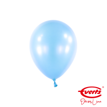 100 Miniballons - DECOR - Ø 13cm - Pearl & Metallic - Pastel Blue