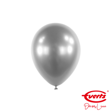 100 Miniballons - DECOR - Ø 13cm - Satin Luxe - Platinum