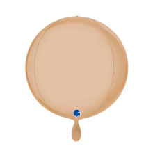 1 Balloon 4D - Globe - Satin Nude