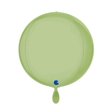 1 Balloon 4D - Globe - Satin Olive Green