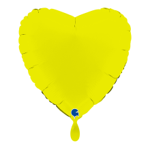 1 Balloon - Heart - Matte Lime Green