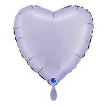1 Balloon - Heart - Satin Lilac