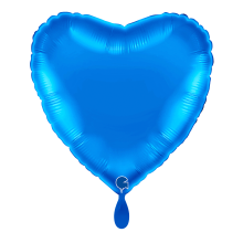 1 Balloon - Heart - Blue