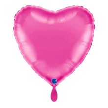1 Balloon - Heart - Fuxia