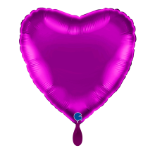 1 Balloon - Heart - Purple