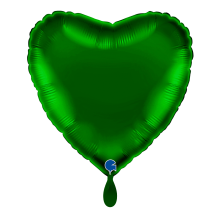 1 Balloon - Heart - Dark Green