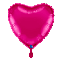 1 Balloon - Heart - Magenta