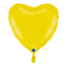 1 Balloon - Heart - Pastel Yellow