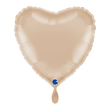 1 Balloon - Heart - Californian Gold