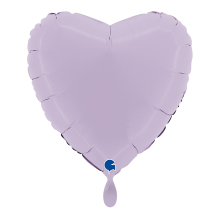 1 Balloon - Heart - Matte Lilac