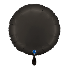 1 Balloon - Round - Satin Fumé Black