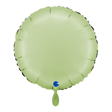 1 Balloon - Round - Satin Olive Green