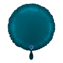 1 Balloon - Round - Satin Petrol Blue