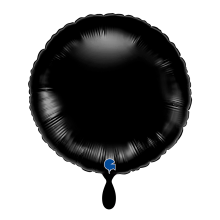 1 Balloon - Round - Black