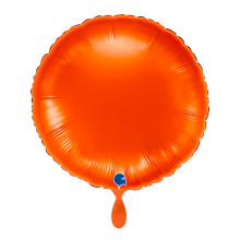 1 Balloon - Round - Orange