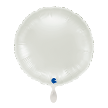 1 Balloon - Round - White