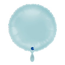 1 Balloon - Round - Pastel Blue