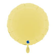 1 Balloon - Round - Matte Yellow
