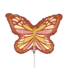 10 Miniballoons Airfilled - Boho Butterfly (Unverpackt)