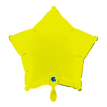 1 Balloon - Star - Matte Lime Green