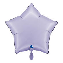 1 Balloon - Star - Satin Lilac