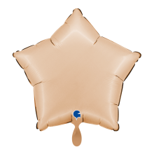 1 Balloon - Star - Satin Nude