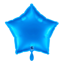 1 Balloon - Star - Blue