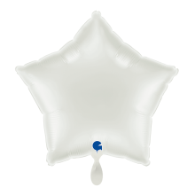 1 Balloon - Star - White