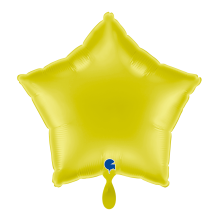 1 Balloon - Star - Yellow
