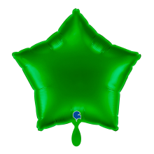 1 Balloon - Star - Green
